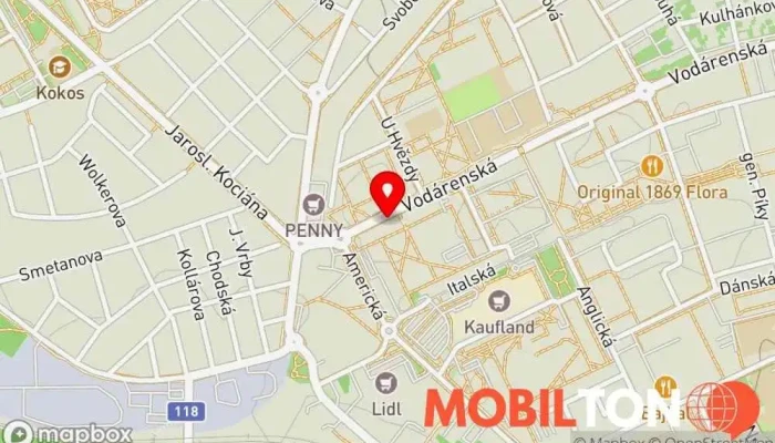 mapa Slice of Italy - Kladno Pizzerie, Italská restaurace, Rozvoz pizzy v Vodárenská 2380, Kročehlavy 272 01