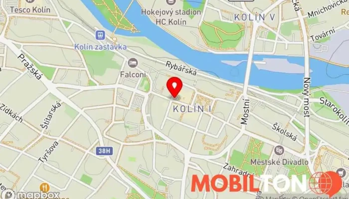 mapa Smazene nudle a vietnamske zavitky Vietnamská restaurace v Kolín I