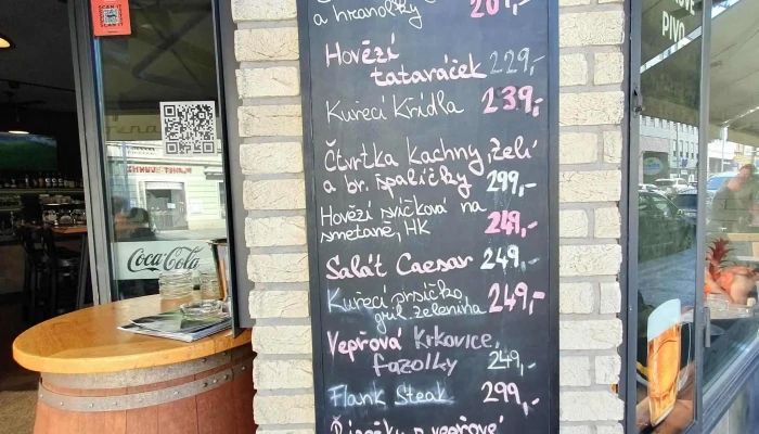 Smichovna Menu - Praha 5-smíchov
