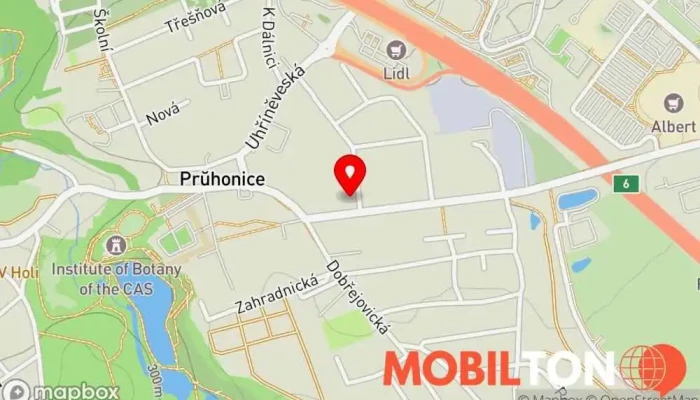 mapa Sokolovna Průhonice Rodinná restaurace, Místo konání akce, Fitness místnost, Vlasové studio, Restaurace v Říčanská 118