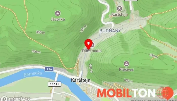 mapa Staněk Felix Restaurace v Karlštejn