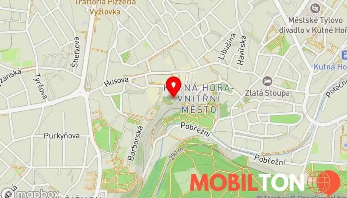 mapa Staročeská restaurace V Ruthardce Restaurace, Pivní zahrádka, Pivní výčep, Česká restaurace v Dačického nám. 15