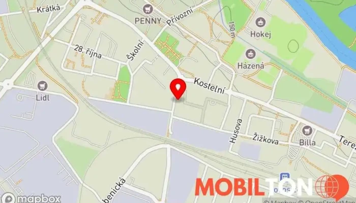 mapa SURI BISTRO  v 8. května 153/9