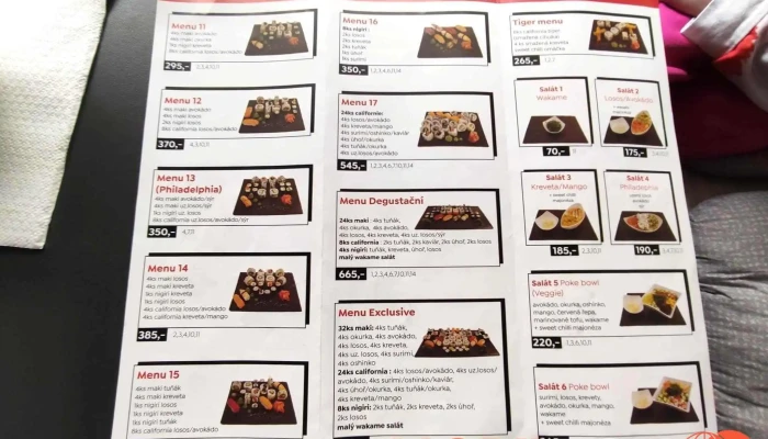Sushi For You -  Menu - Kolín I