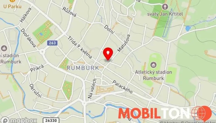 mapa Sushi Restaurant Grill Asijská restaurace v Jiříkov-Rumburk