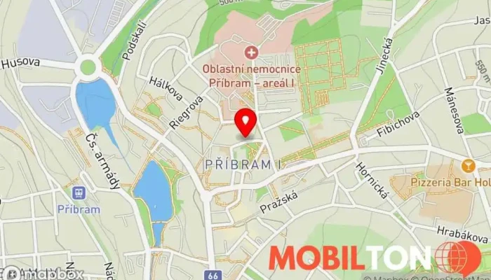 mapa Švejk Restaurant Příbram Restaurace v Příbram I