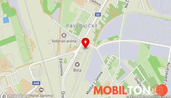 mapa SWISS CZ s.r.o. Opravna mobilních telefonů, Opravna elektroniky v Pavlovická 272/18