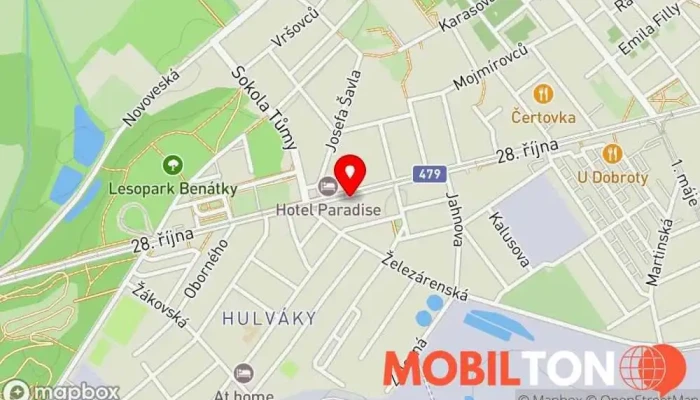 mapa TADYSPRAVISMOBIL.CZ Opravna telefonů, Prodej mobilních telefonů, Opravy počítačů v 28. října 821/269