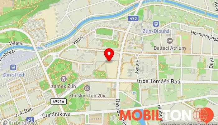 mapa TamTam restaurant Restaurace v nám. Míru 174