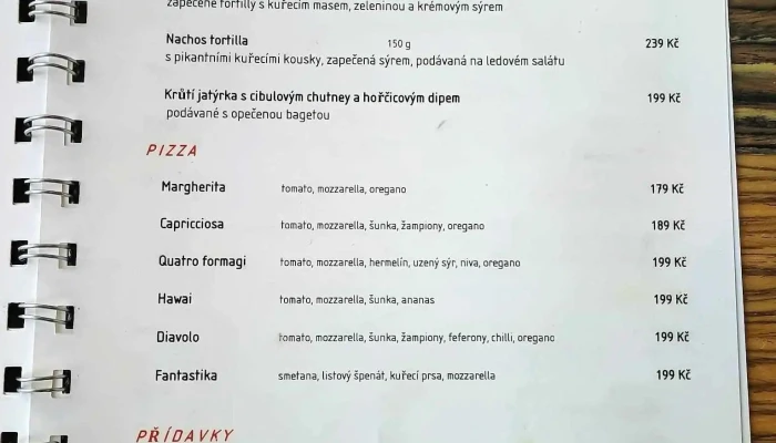 Tamtam Restaurant Menu - Nám. Míru 174