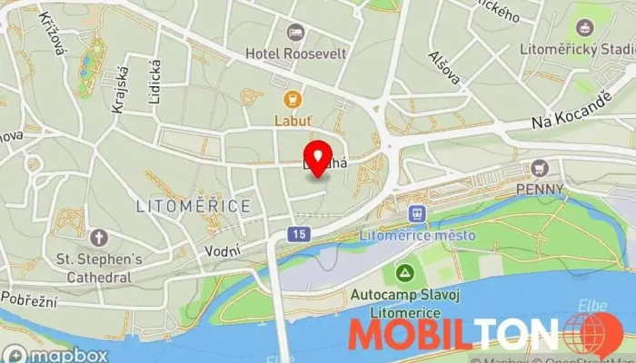 mapa Tandoor Restaurace v Kapucínské nám. 200/6