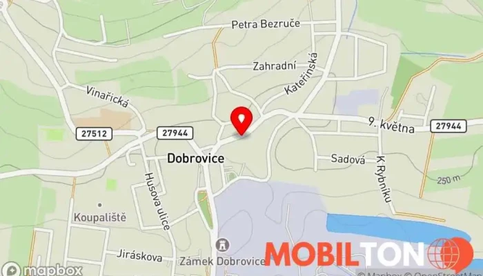 mapa Tapas Bar Dobrovice Tapas bar v 9. května 118
