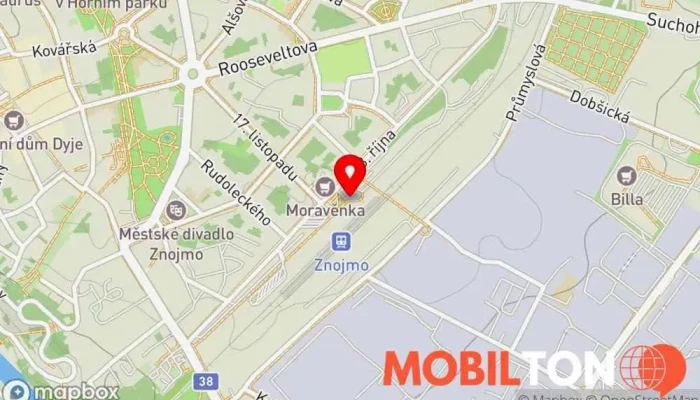 mapa TELEFONY-POCITACE Opravna telefonů v Dr. M. Horákové 10