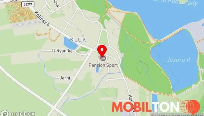 mapa Tenisová Hala - Restaurace Restaurace v Krajní 237