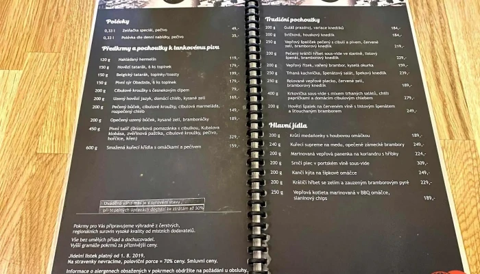 Teplicke Vysluni Menu - Vojanova 2735