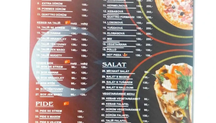 The Boss Kebab Pizza Decin Menu - Kamenická 599/52, Nové Město 405 02