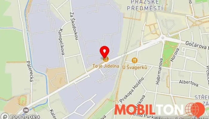mapa To Je Bistro Bistro, Pekařství, Kavárna v Pražská tř. 322/4