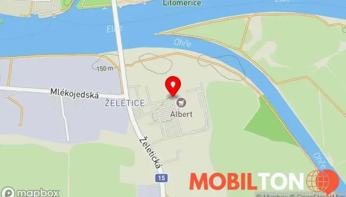 mapa Tolich Rychlé občerstvení v Galerie Na Soutoku, Želetická 2277