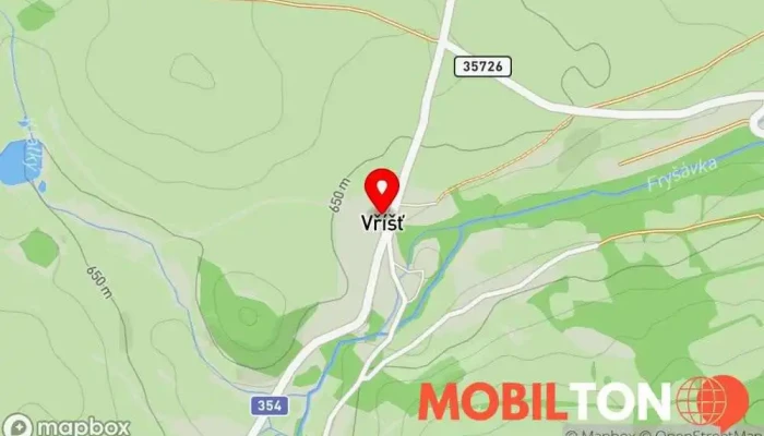 mapa Tradiční Hostinec Vříšť Restaurace, Hostinec s ubytováním v Vříšť