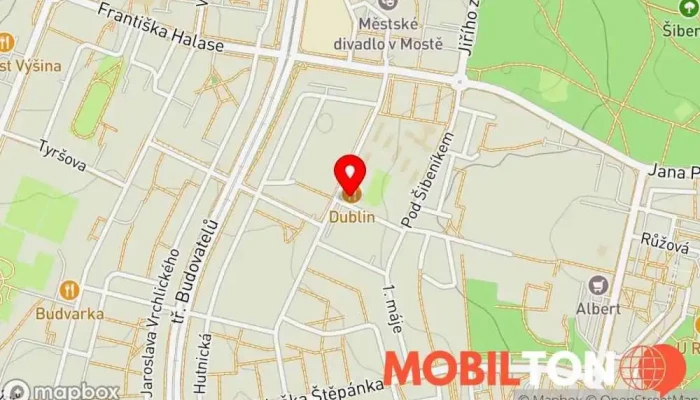 mapa Trattoria Caffe Ristorante Restaurace v Obránců míru 2945