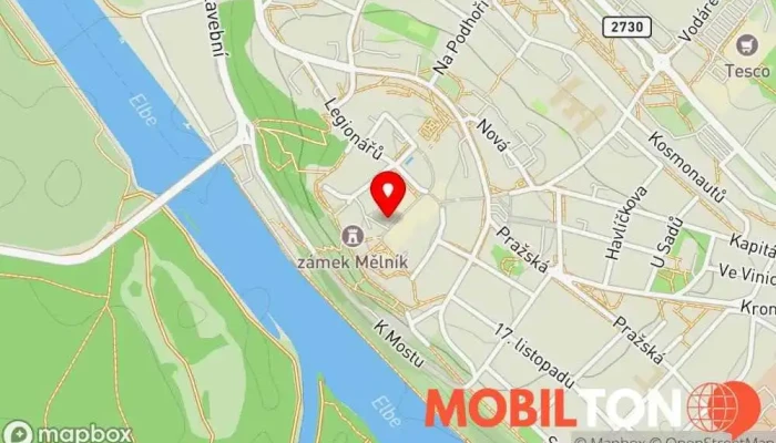 mapa Třiadvacítka Restaurace v Svatováclavská 23