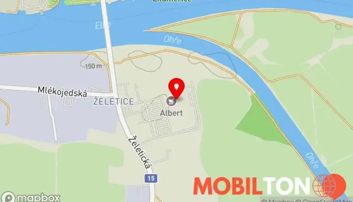 mapa Tutto Bene Restaurace v Želetická 2210