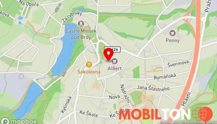 mapa U Benáků Restaurace v náměstí F. X. Svobody 258