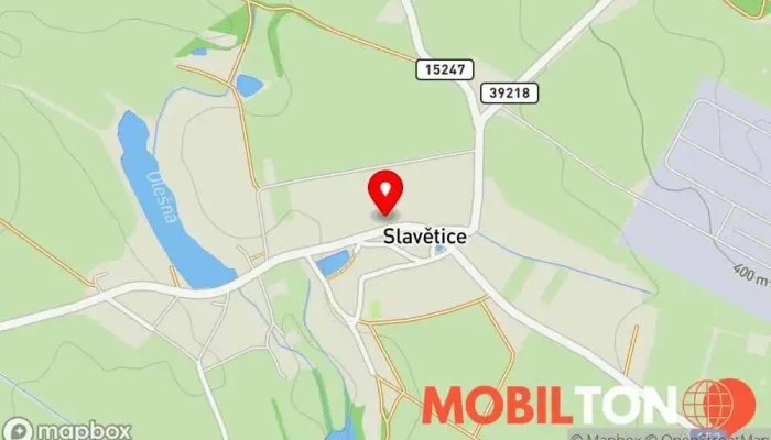 mapa U Bohouše Restaurace v Slavětice