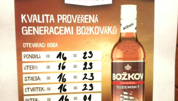 U Capabar Menu - K Zahradě 255