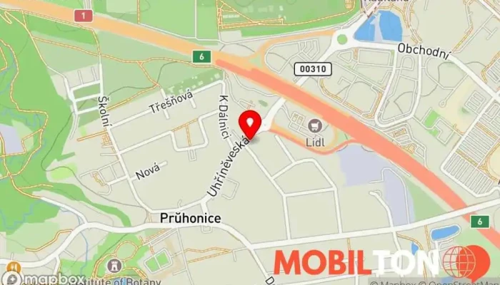 mapa U Fleka Restaurace v Tulipánová 142