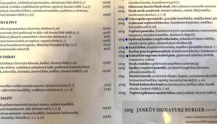 U Janka -  Oblast - Karla Veselého 795