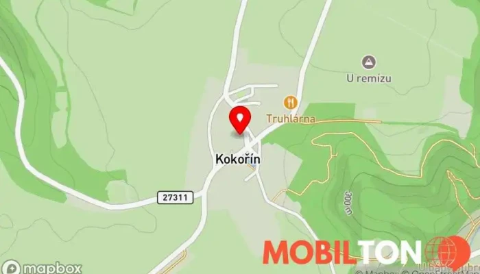 mapa U Koně - Restaurace s cukrárnou Restaurace, Cukrárna v Kokořín