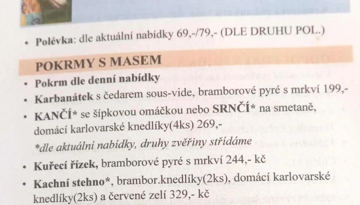 U Kone   Restaurace S Cukrarnou Kokořin - Kokořín