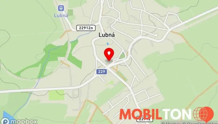 mapa U Krkovičky Česká restaurace v Lubná