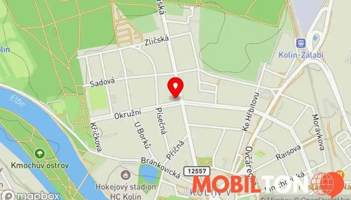 mapa U Lojzy Restaurace v Okružní 485