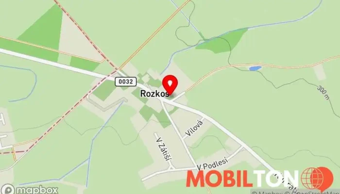 mapa U Procházků Rychlé občerstvení v Rozkoš