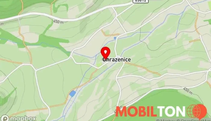 mapa U pstruha Česká restaurace v Ohrazenice