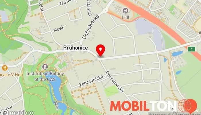 mapa U slepiček Restaurace v Říčanská 89
