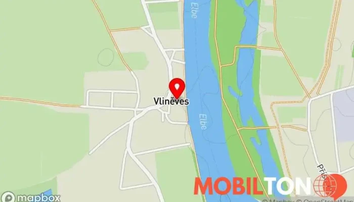 mapa U Tajčů Penzion v Vliněves