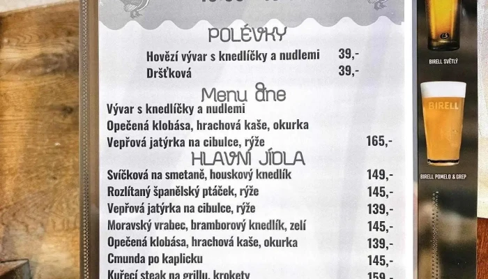 U Tetreva Menu - Dukelská 378