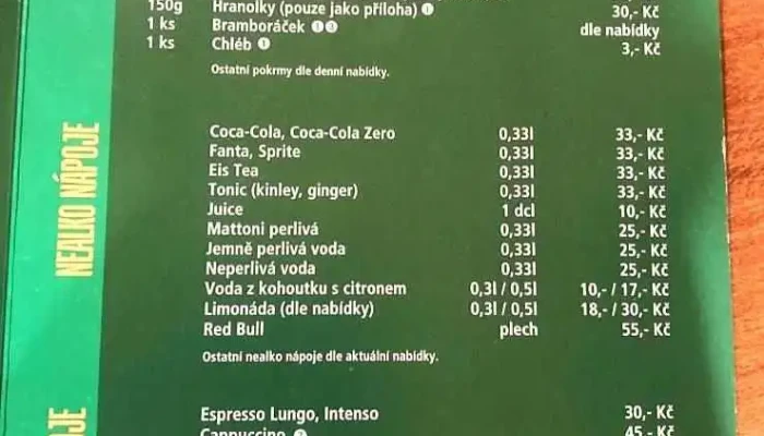 U Zelenych Menu - Beroun-město