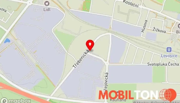 mapa Ubytování Cukrovar Ubytování s vlastním stravováním, Penzion v Třebenická 482/7
