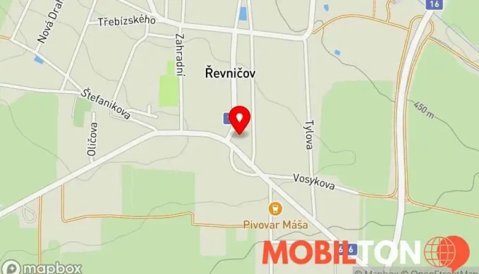 mapa Ubytování 