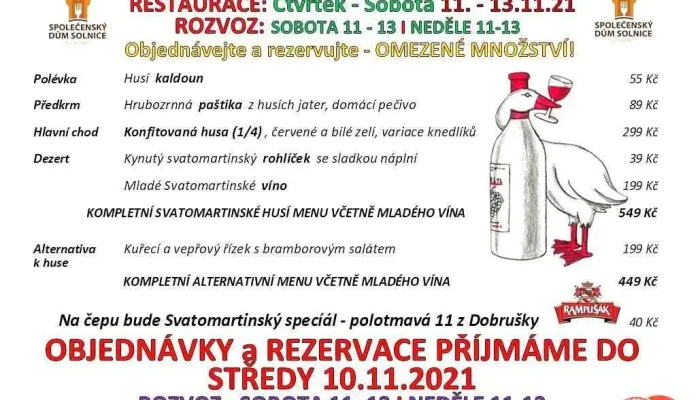 Ulrich Catering -  Menu - Kvasiny