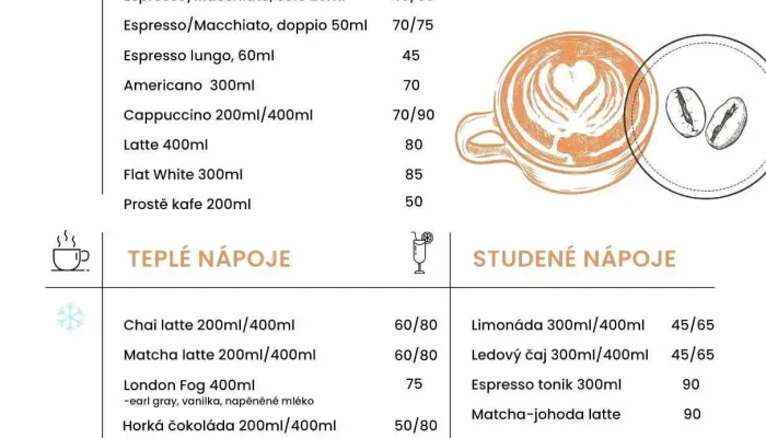 Uzke Bistro Menu - Černolice-mníšek Pod Brdy