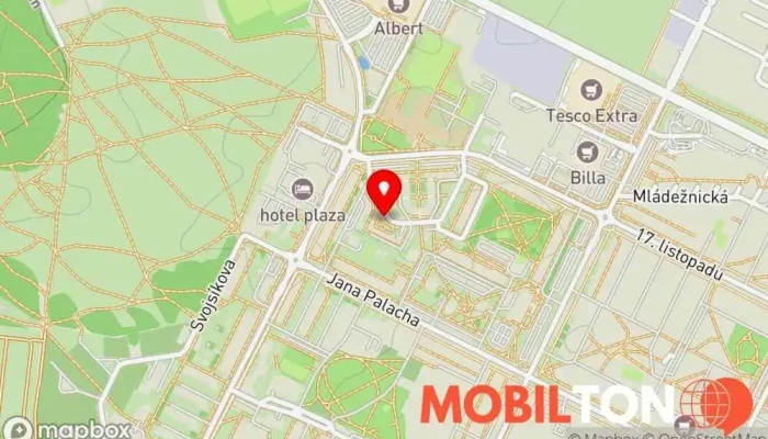 mapa VaMa Servis - Servis iPhone Mladá Boleslav Opravna mobilních telefonů v 17. listopadu 1334/4