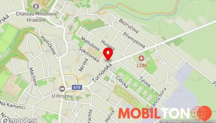 mapa Vaše Selka Mnichovo Hradiště Prodejna uzenin, Rychlé občerstvení, Prodej zmrzliny, Pekárna v Turnovská 292