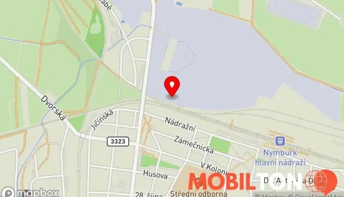 mapa Veřejná Jídelna Samoobslužná jídelna v Boleslavská tř. 398