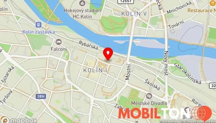 mapa VESPA Wine Bar Bar v Kolín I