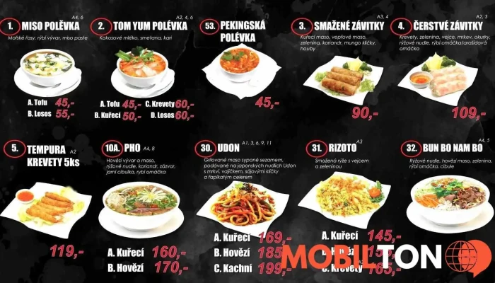 Vietnam Fasfood -  Menu - Ortenova 188, Šipší 284 01